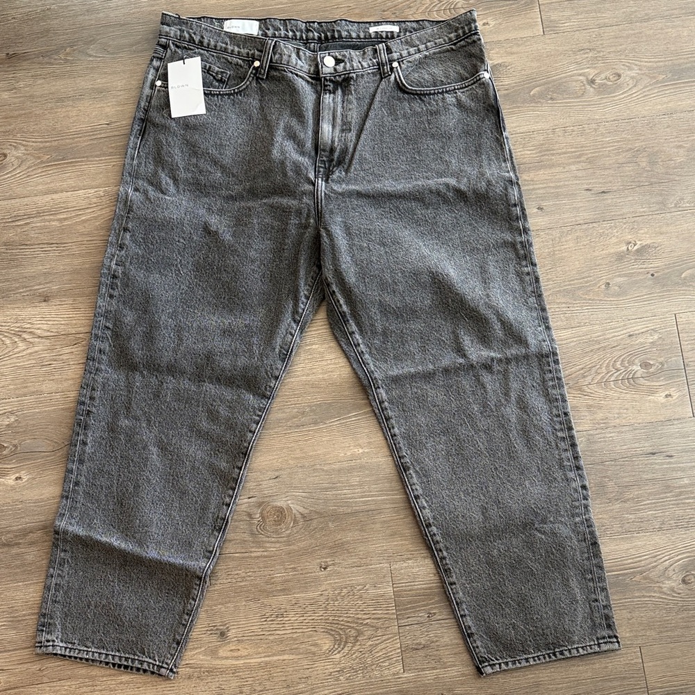 Baldwin Men's Gray Relaxed Jeans